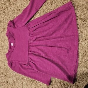 Old Navy Purple Long Sleeve Dress